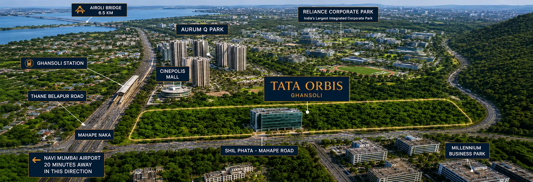 Orbis Navi Mumbai Connectivity